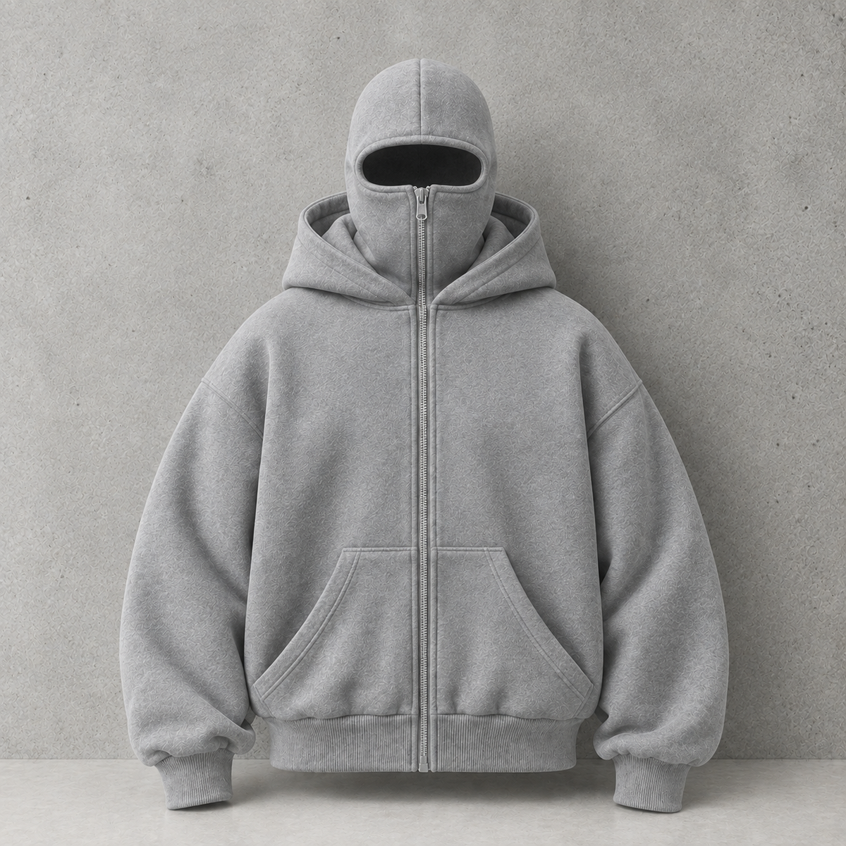 Kurovi — Sudadera Doble Capucha con Cierre, Polar Grueso